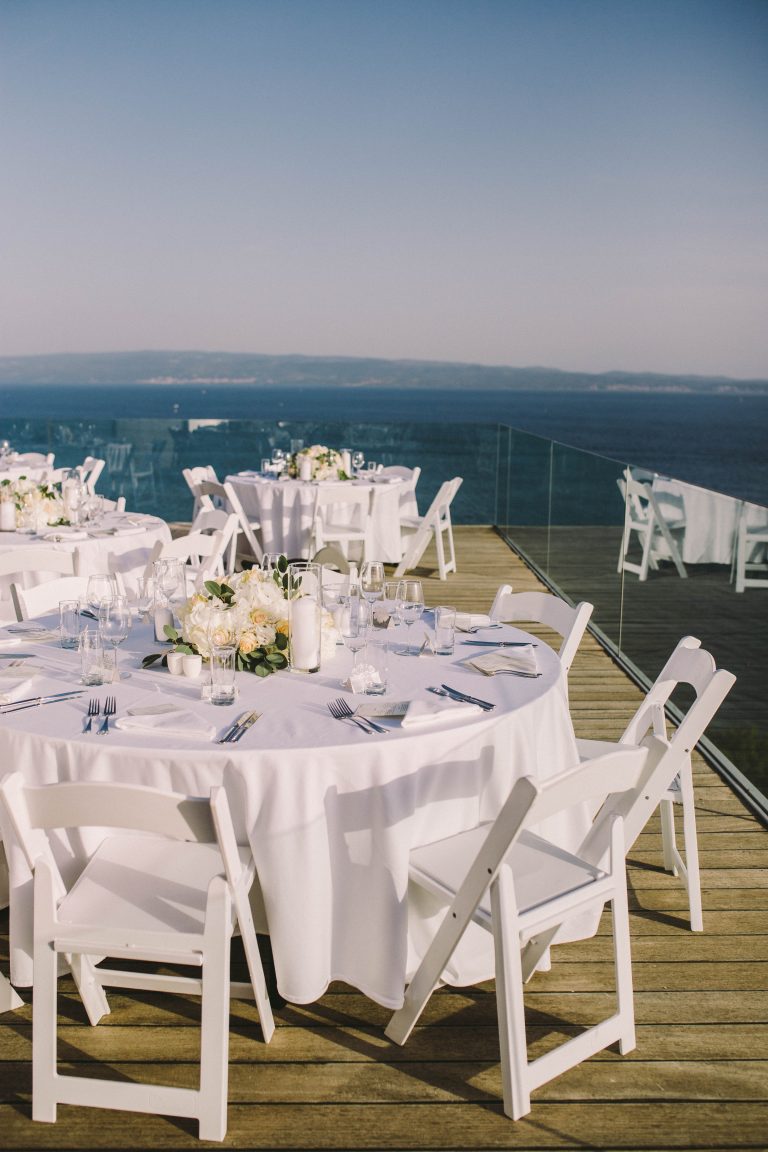 set up on intimate wedding croatia